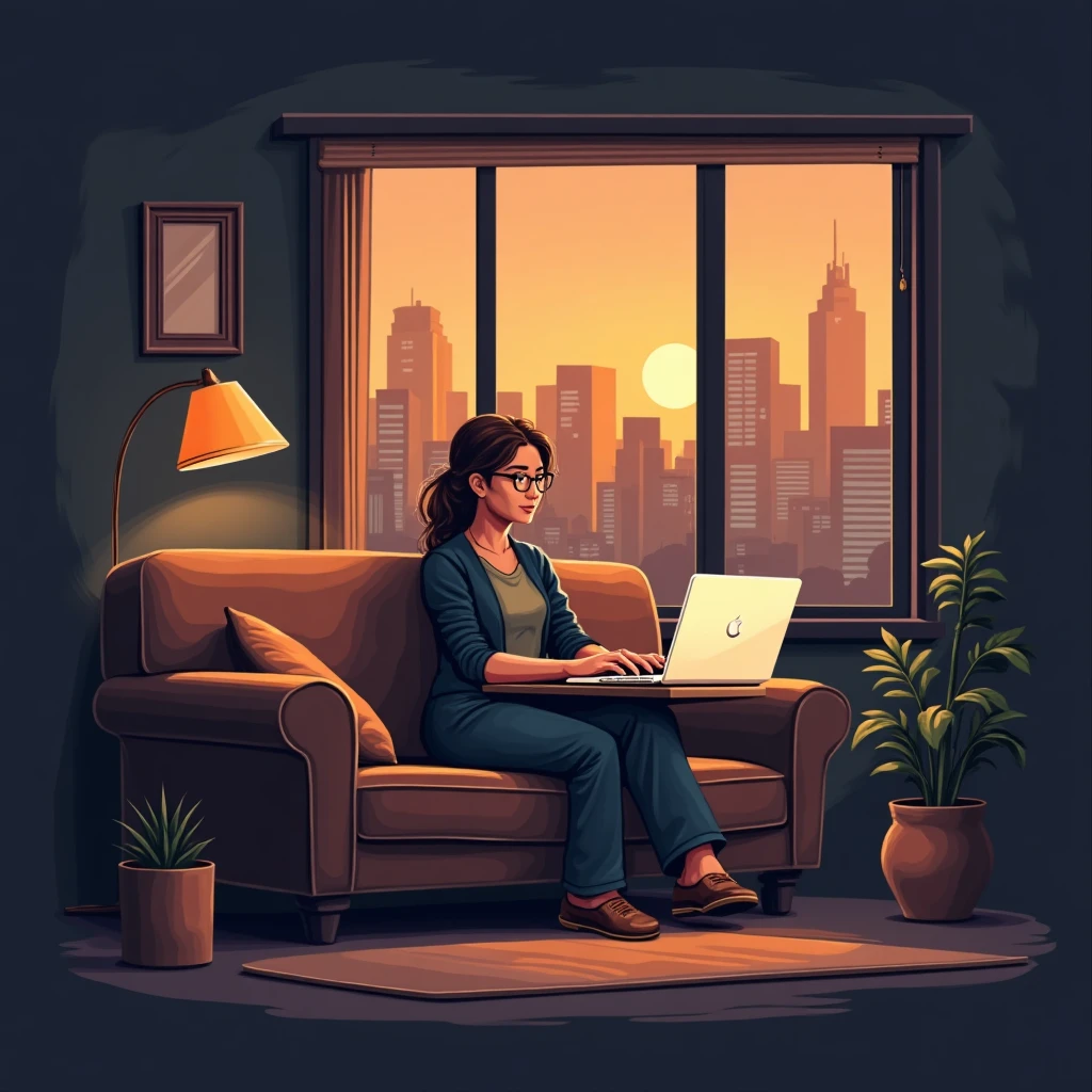 Remote work setup