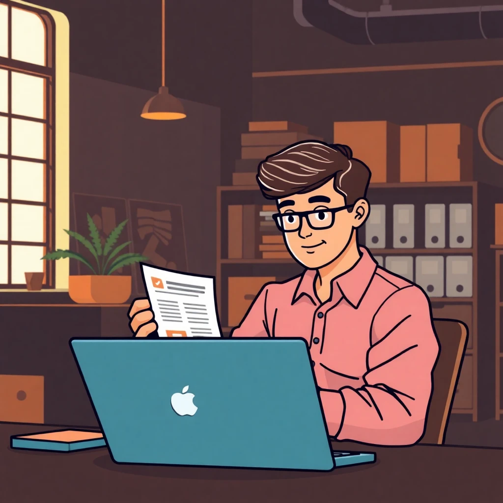 Reviewing admin job listings