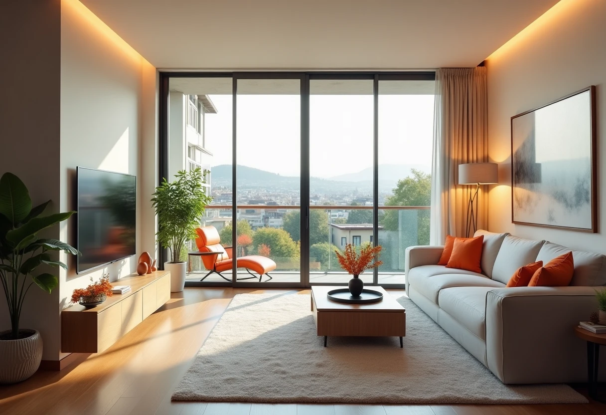 Spacious apartment interior