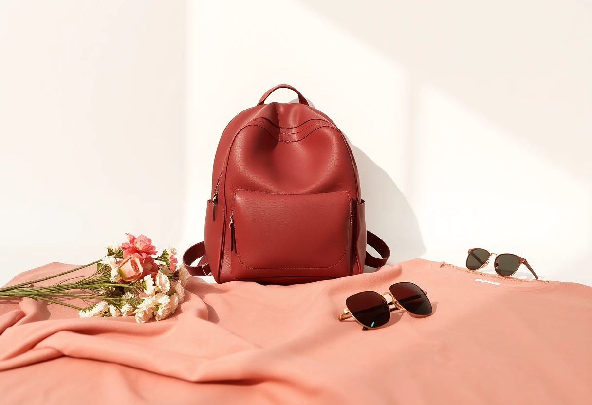 Sleek and stylish travel backpack