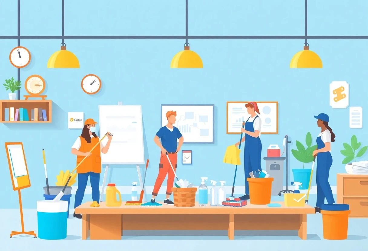Dynamic cleaning job setting