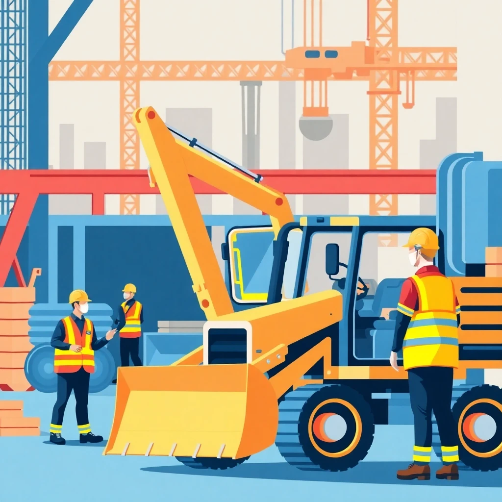 High-paying construction job site