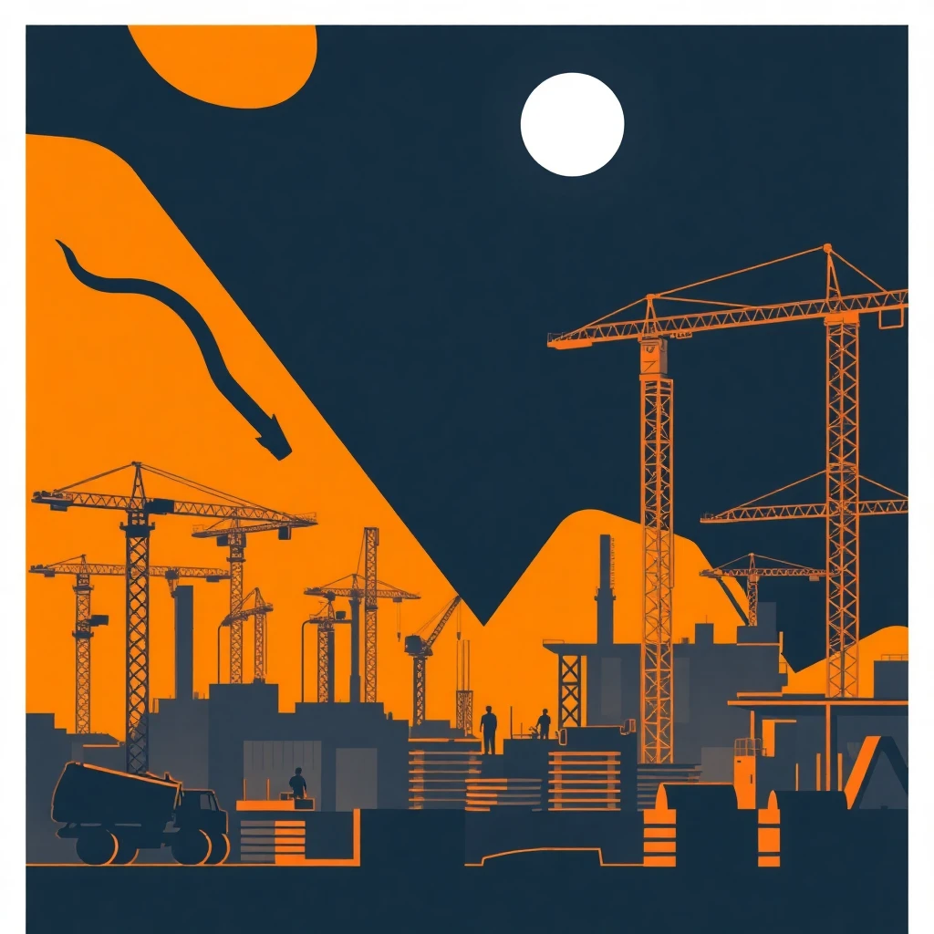 Active construction site