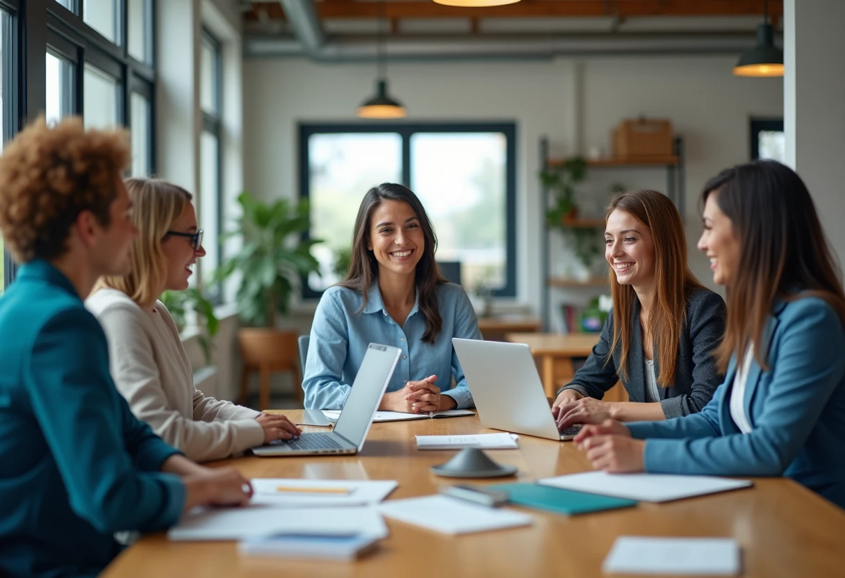 Customer service team collaboration