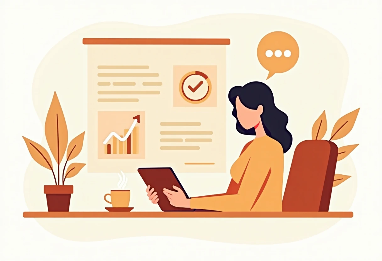 Freelancer reviewing job offers