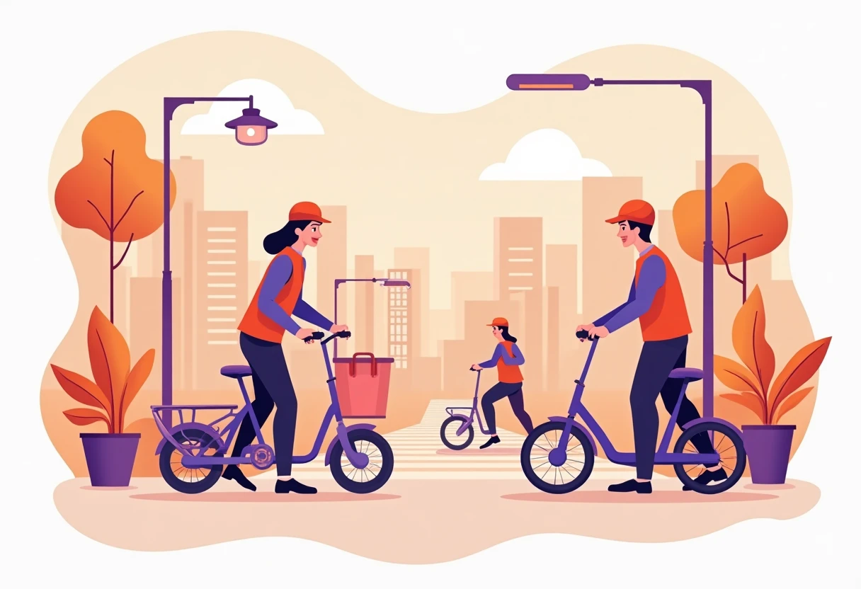 Delivery drivers in Winnipeg city