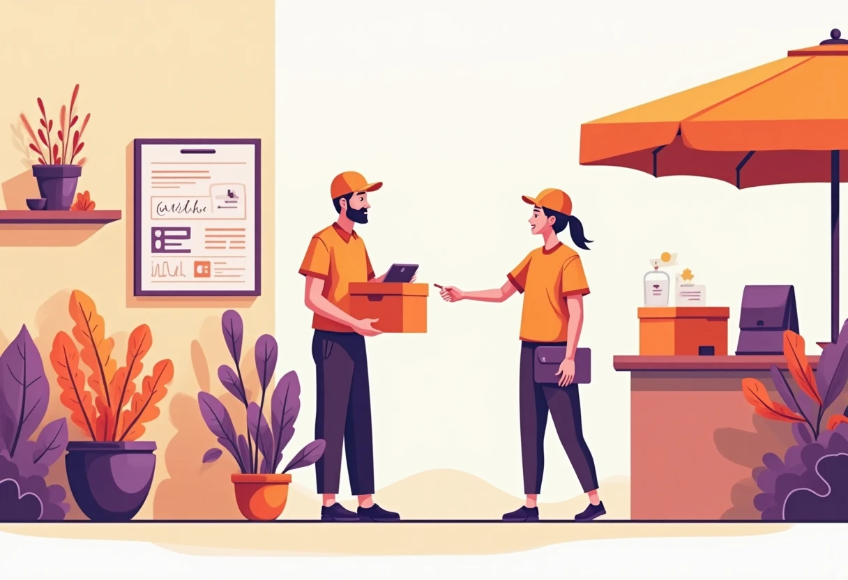High-earning delivery driver