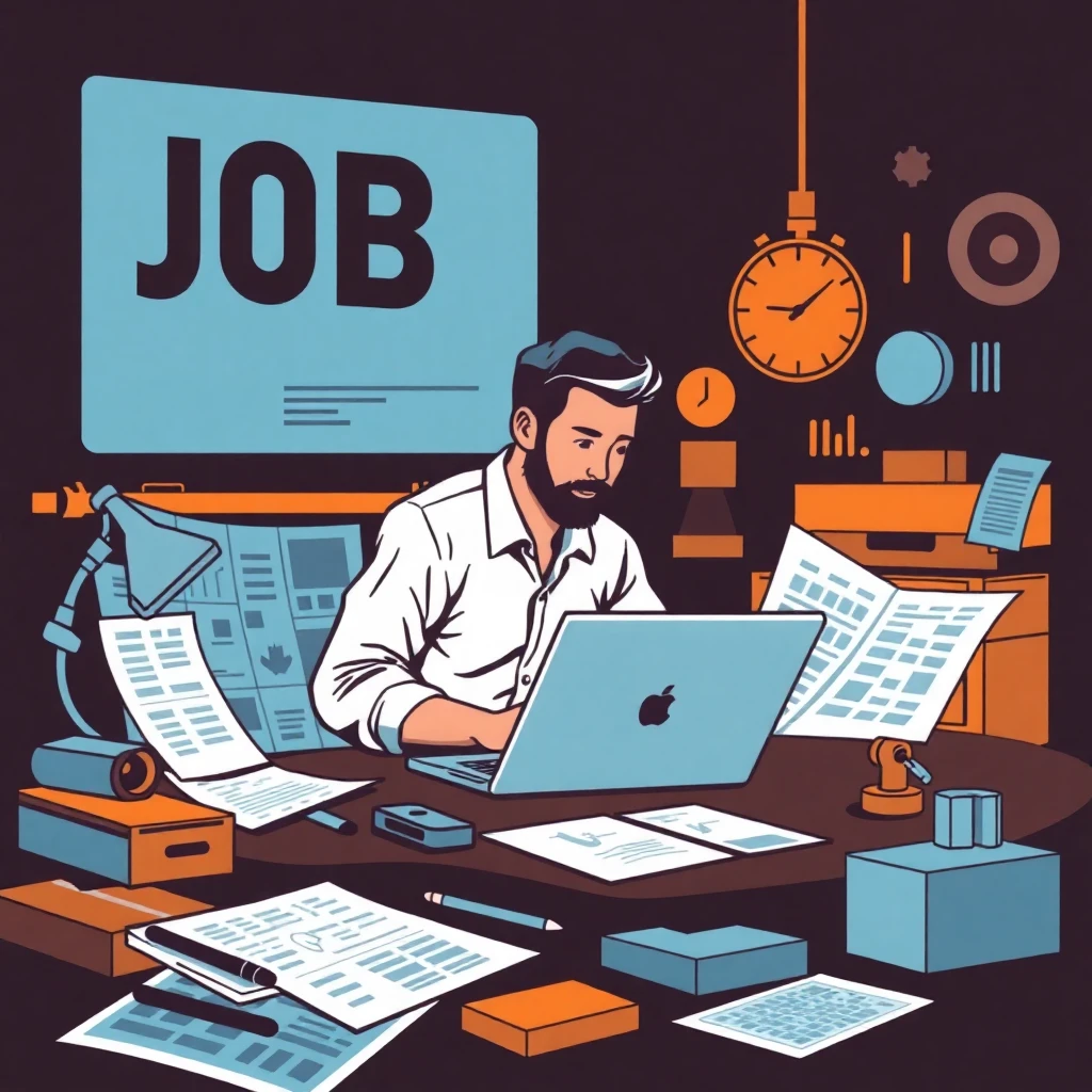 Technical professional at work