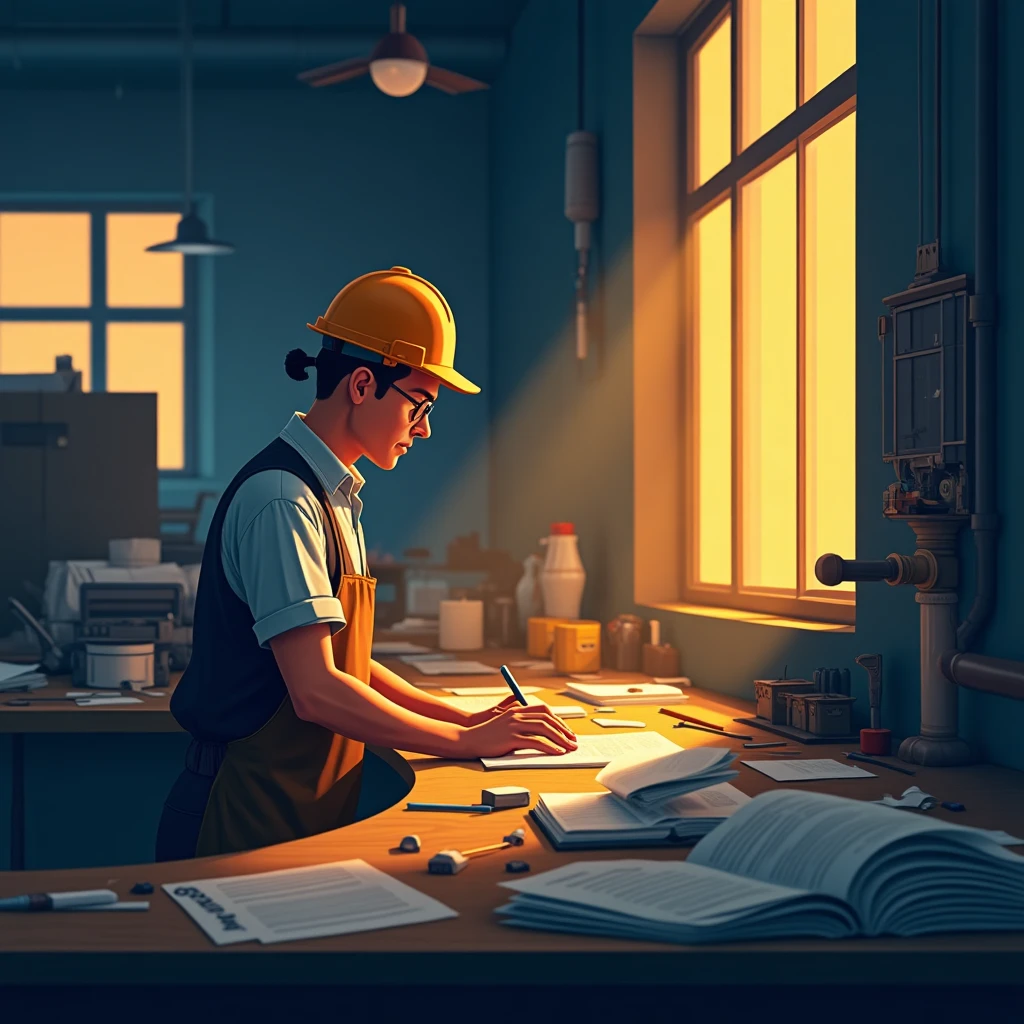 Entry-level factory worker