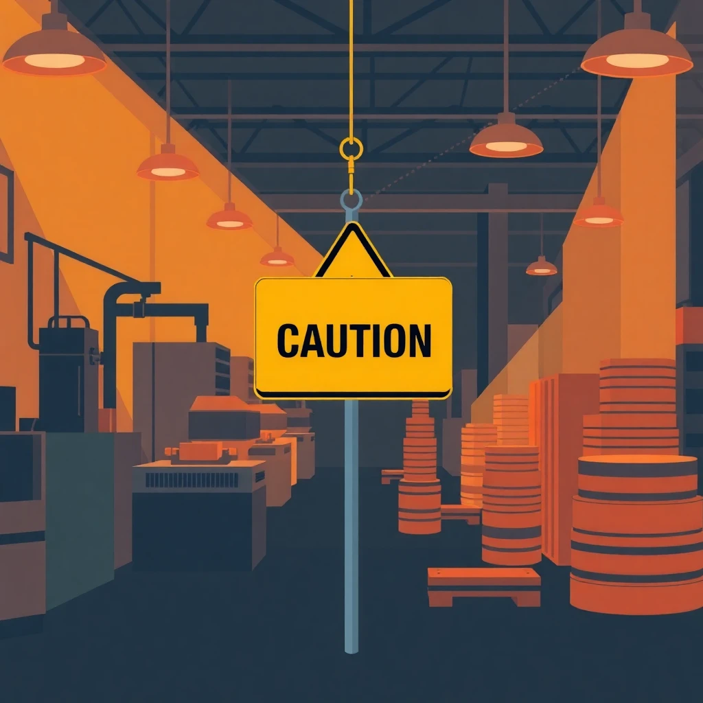 Caution in the workplace