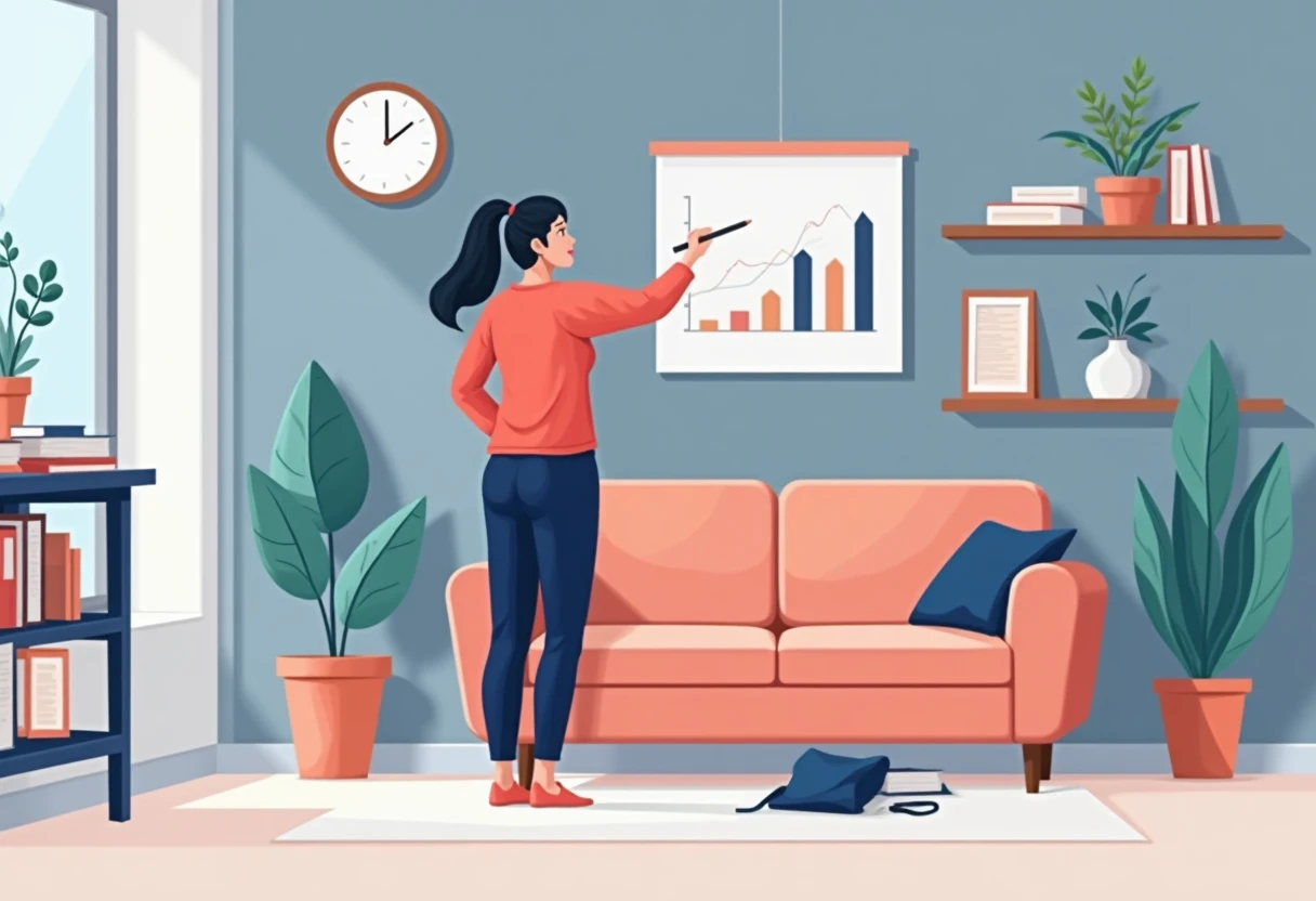 Organized housekeeping in a modern setting