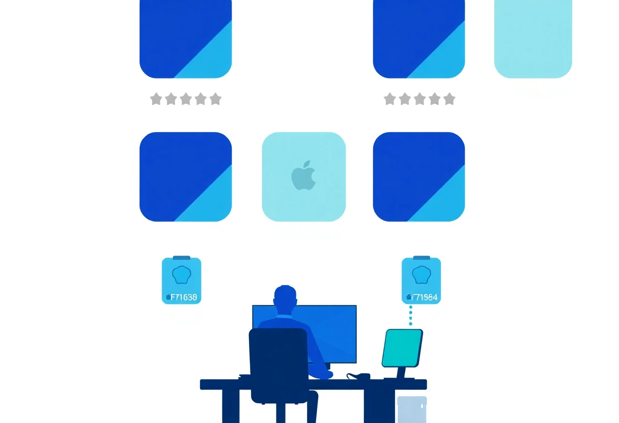 Dynamic mobile gaming illustration