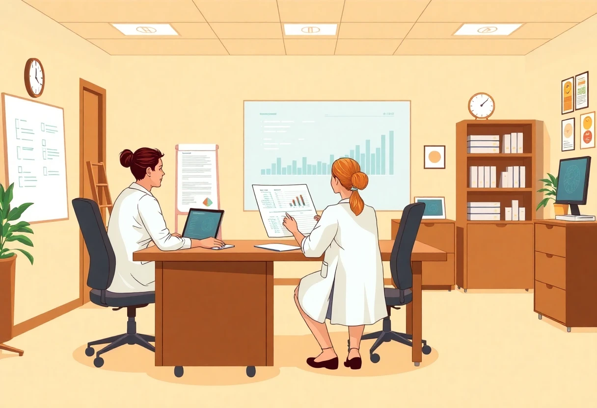 Reviewing patient charts