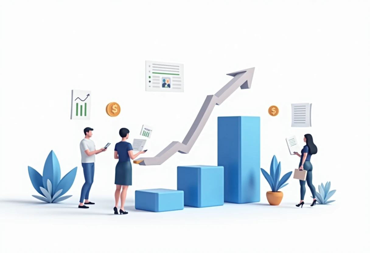 Abstract representation of personal loan options