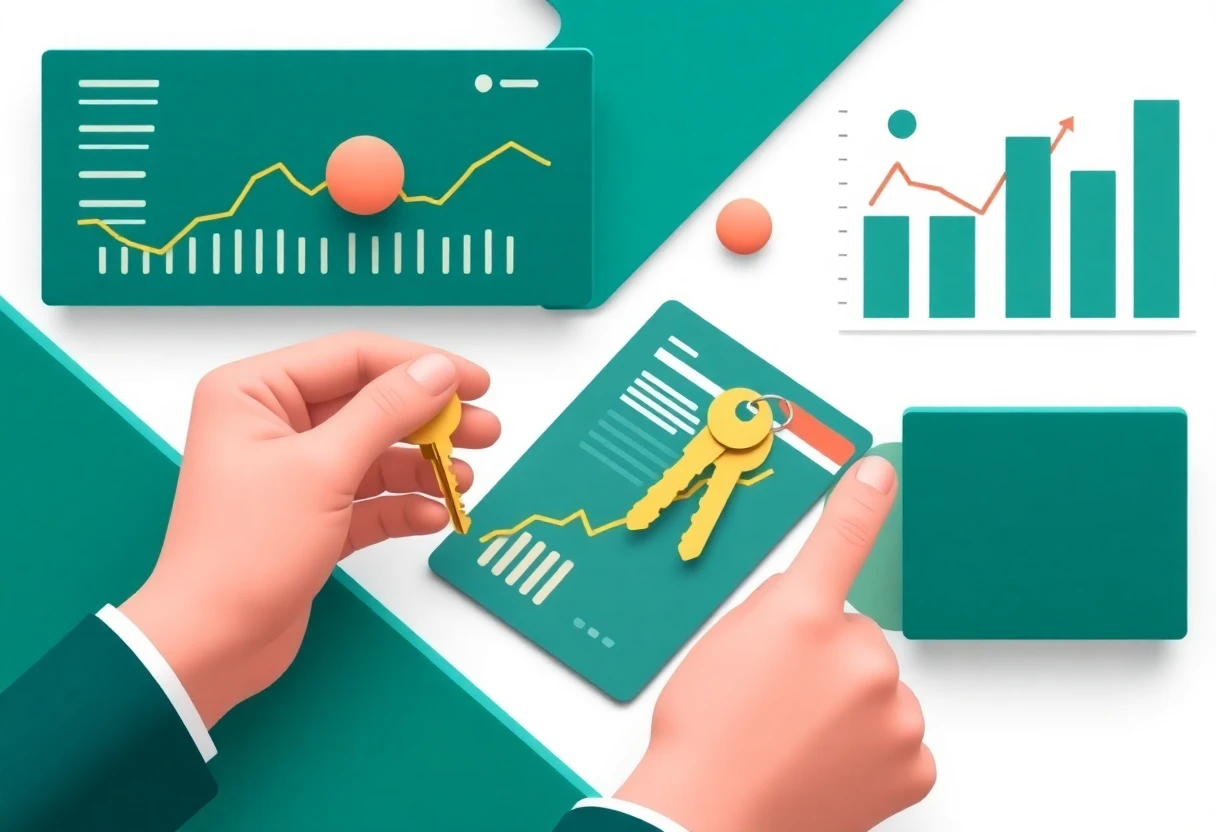 Financial growth concept