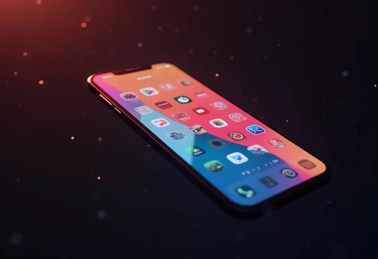 Abstract representation of photo recovery apps