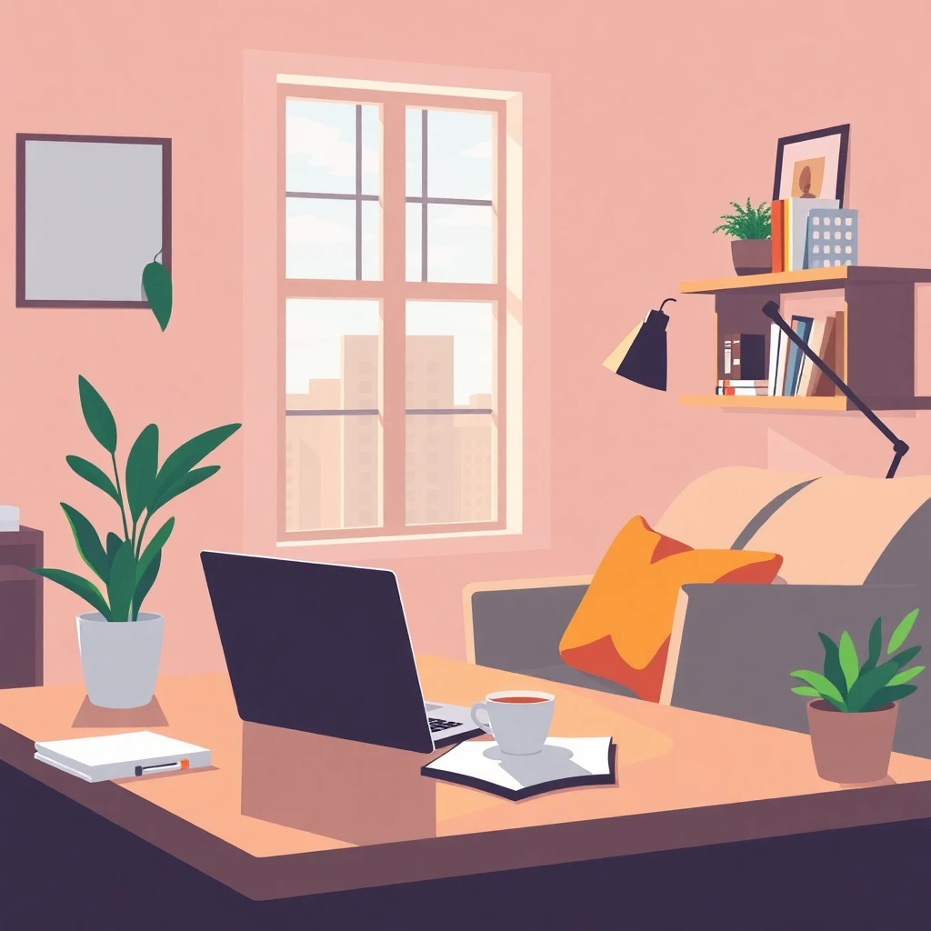 Home office setup