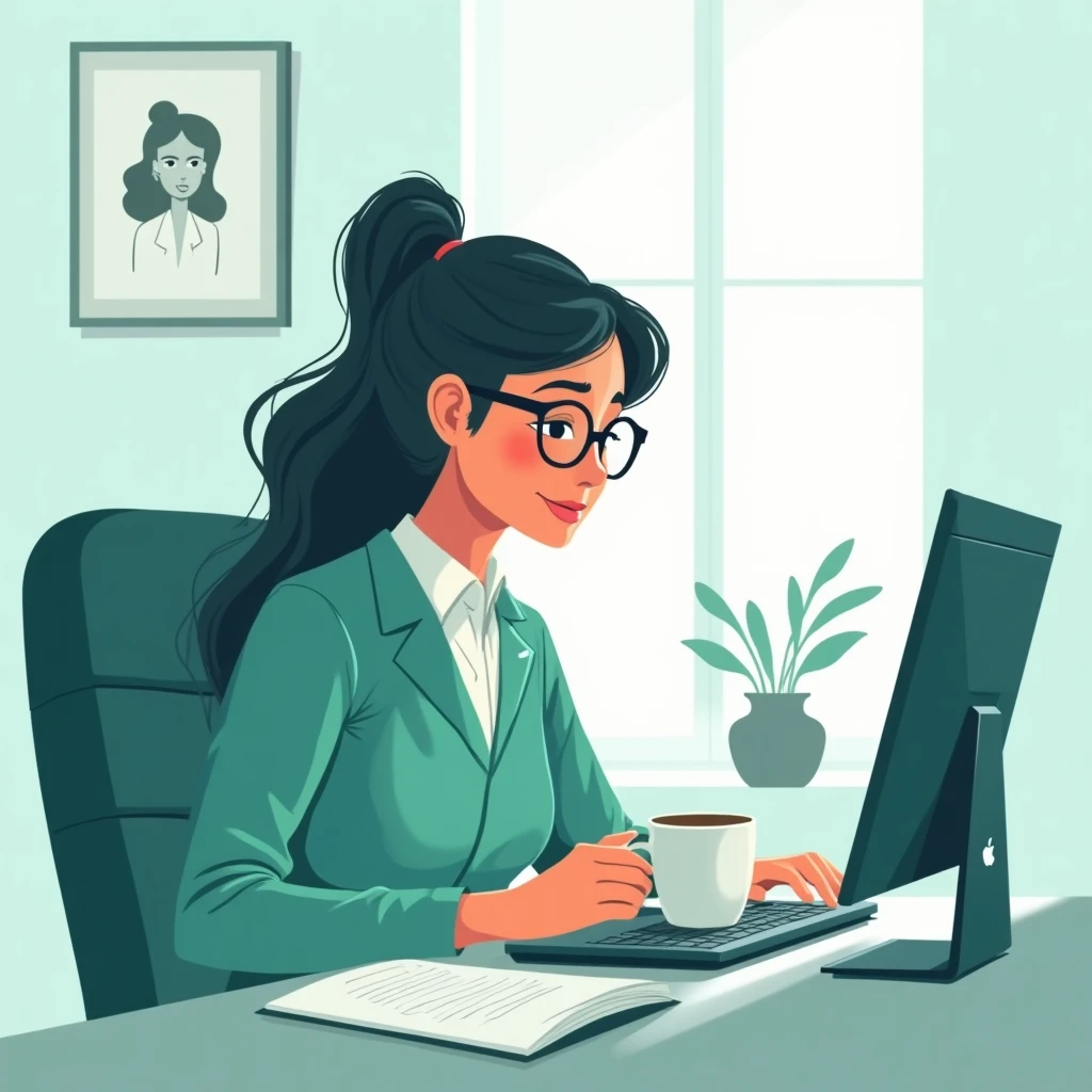 Full-time remote work setting
