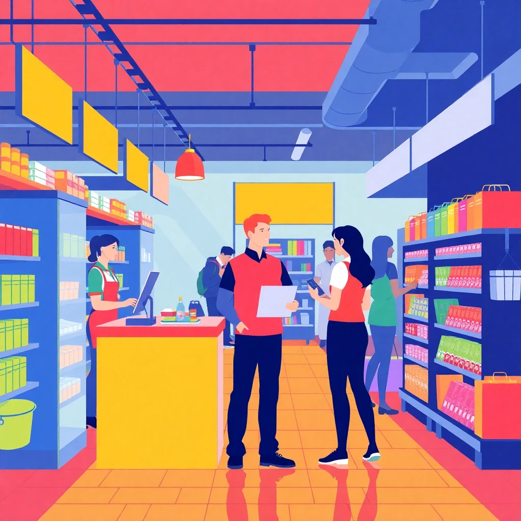 In-store retail team