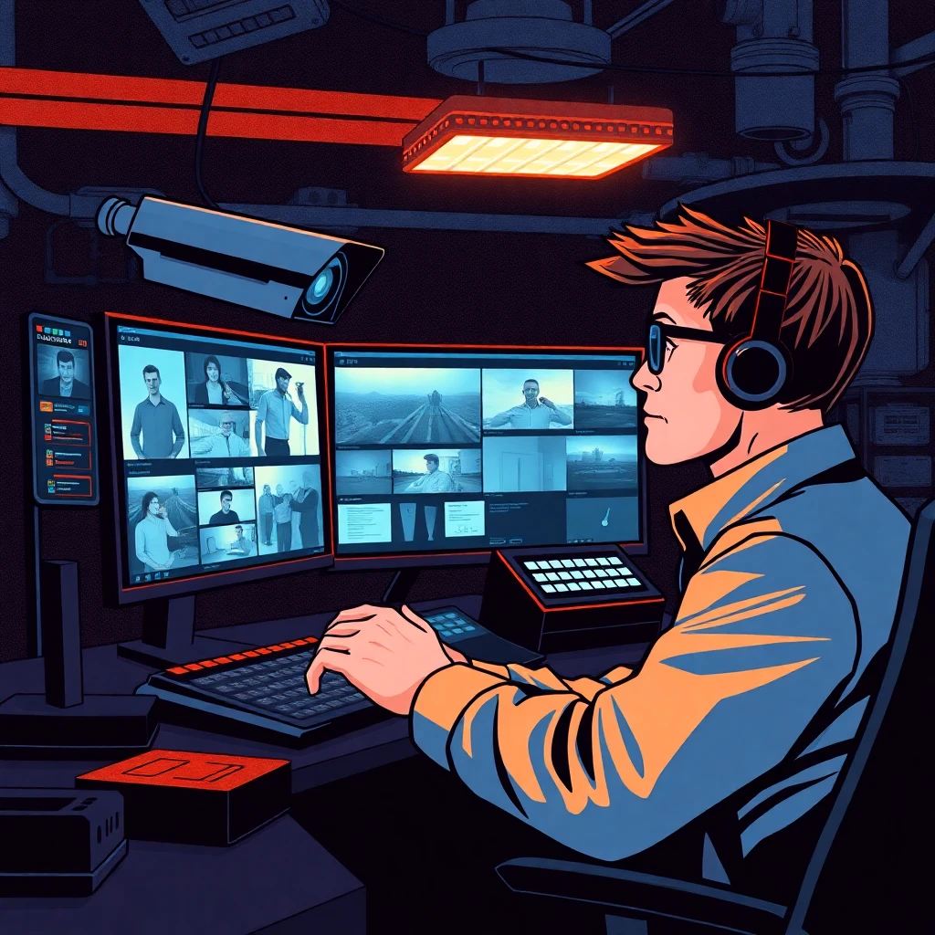 Monitoring security footage