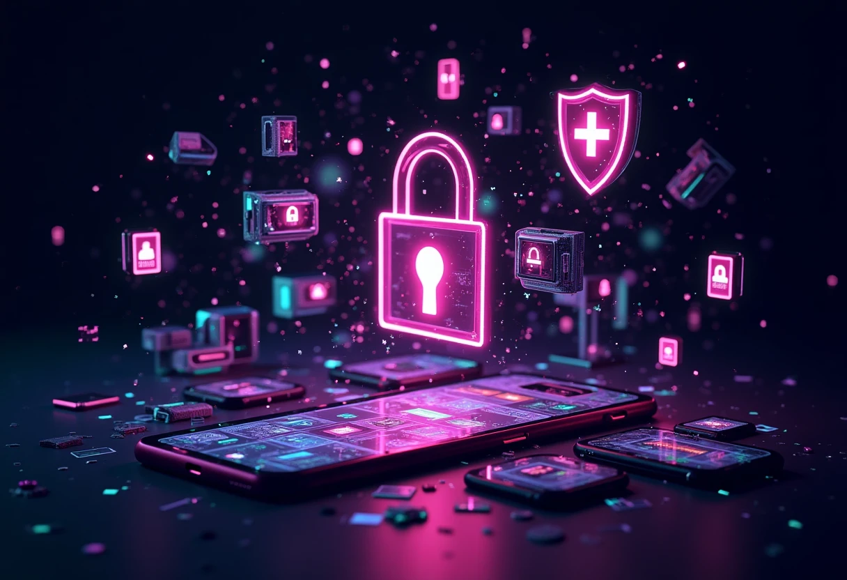 Privacy-focused social app elements