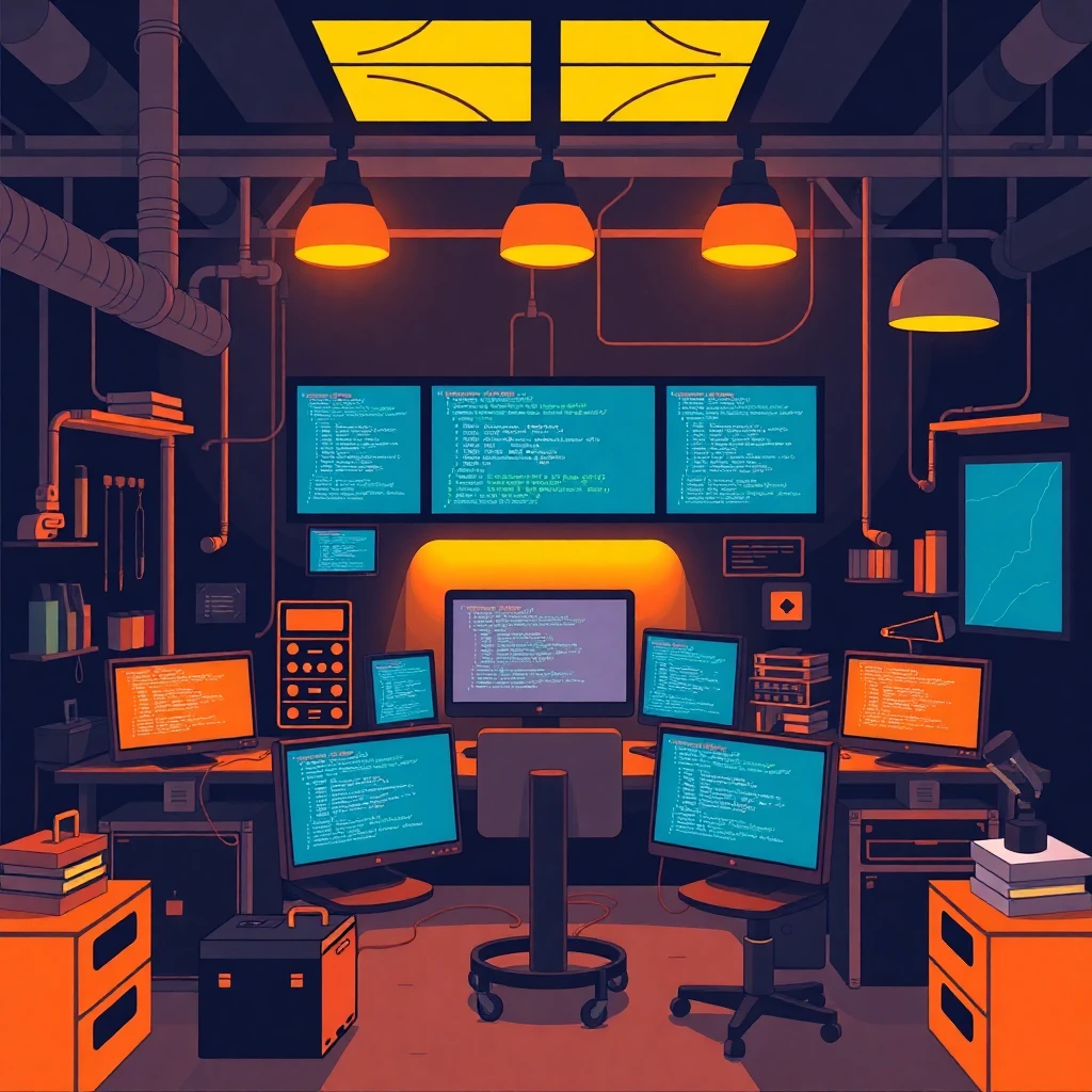 Tech workspace