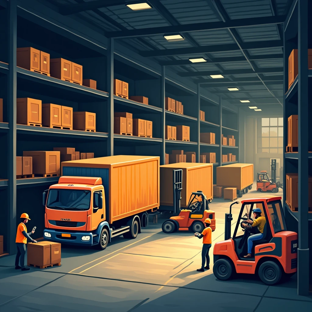 Warehouse teamwork