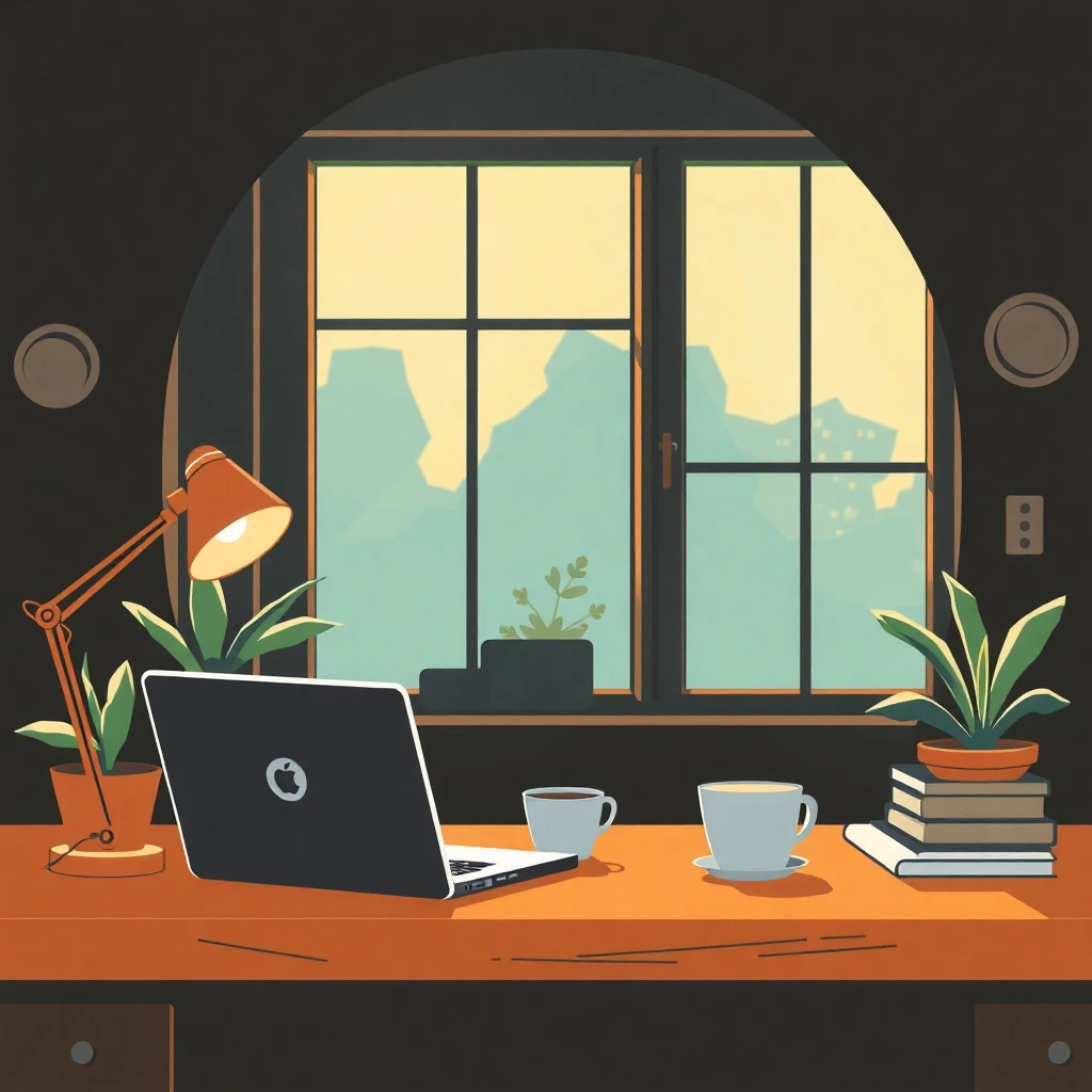 Home office setup