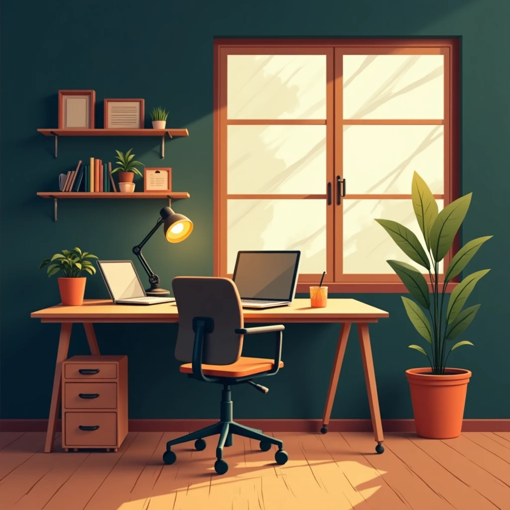 Home office setup