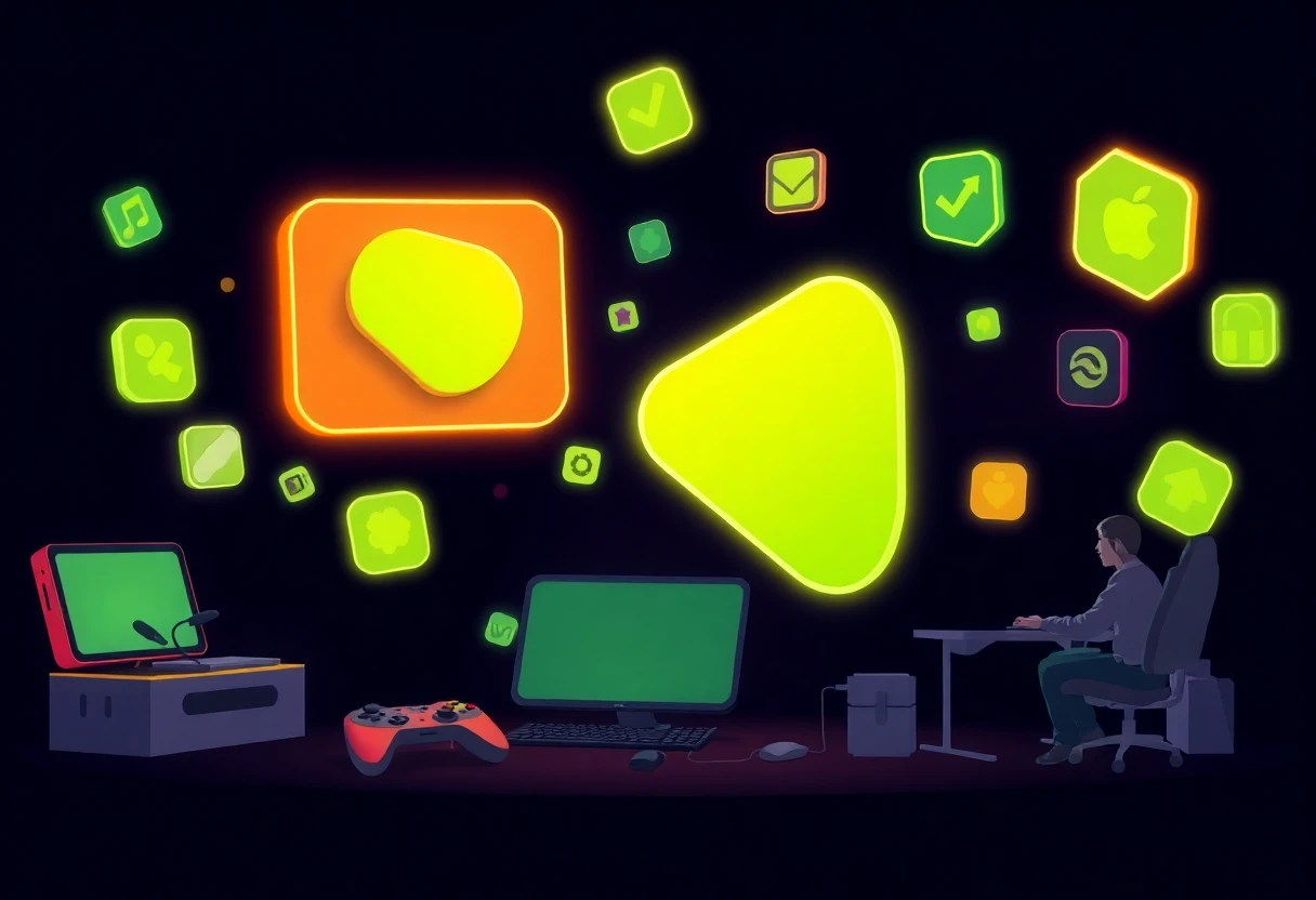 Gaming app iconen
