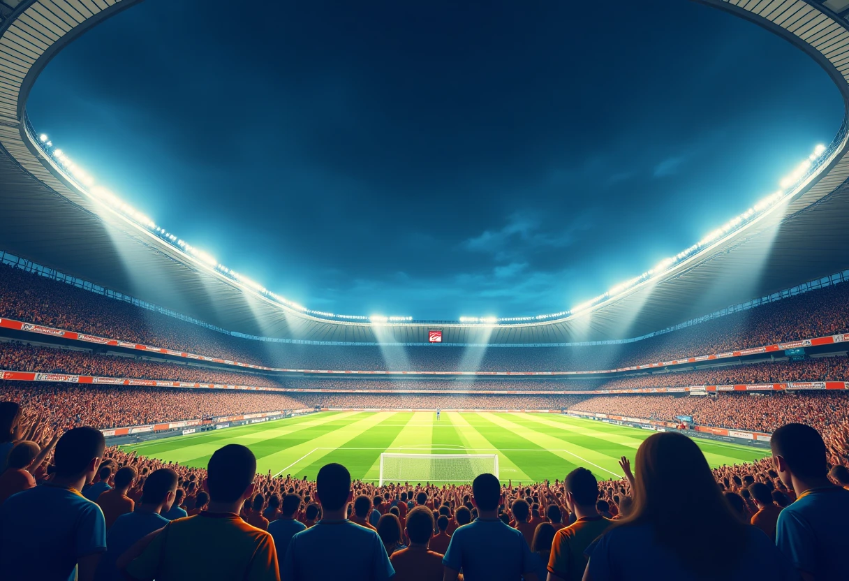 Anticipación de un gran partido en el estadio