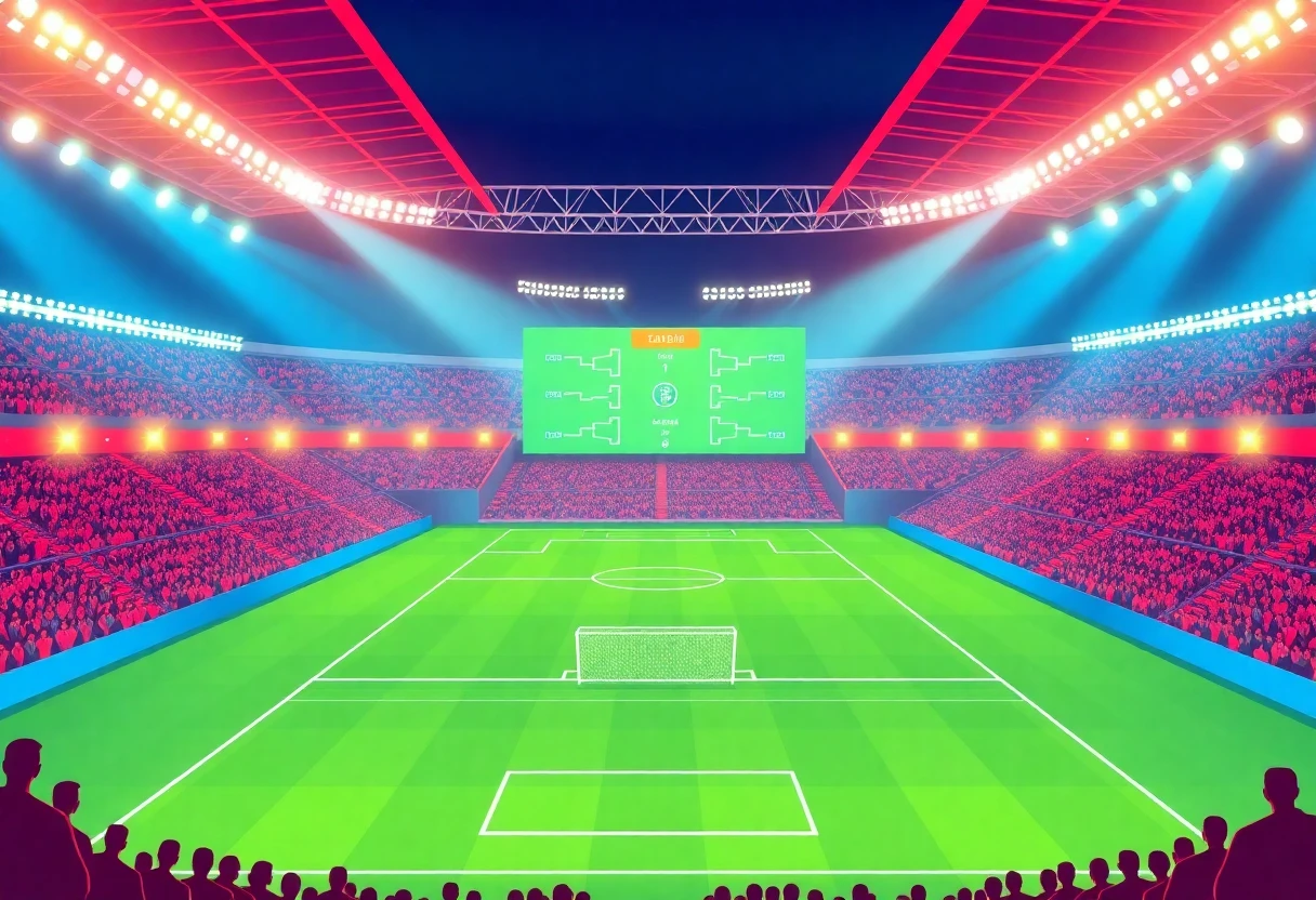 Exciting Brasileirão match scene