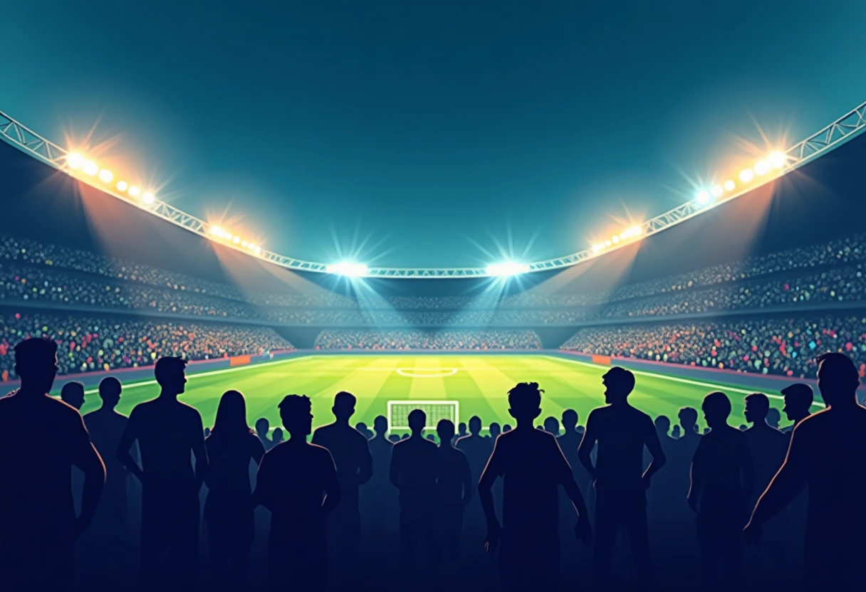 Intense match atmosphere