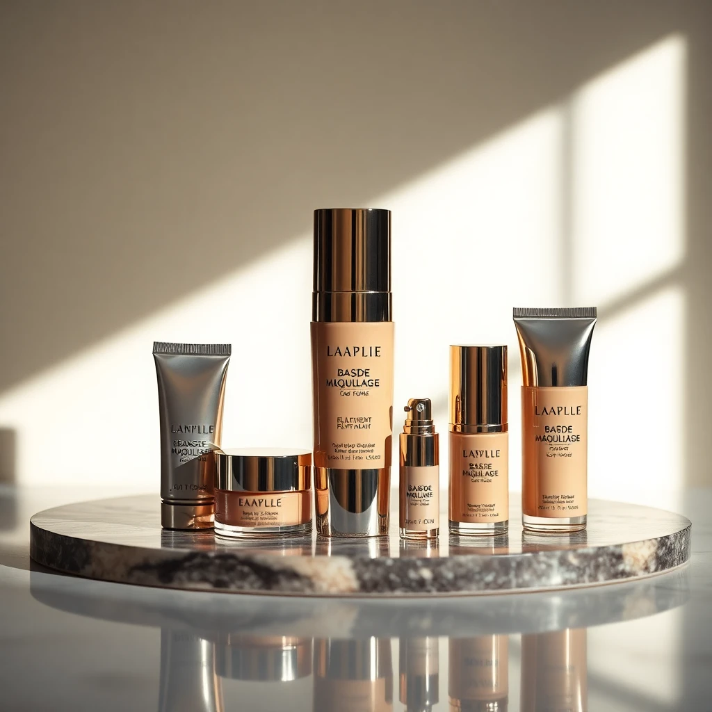Elección de base de maquillaje premium