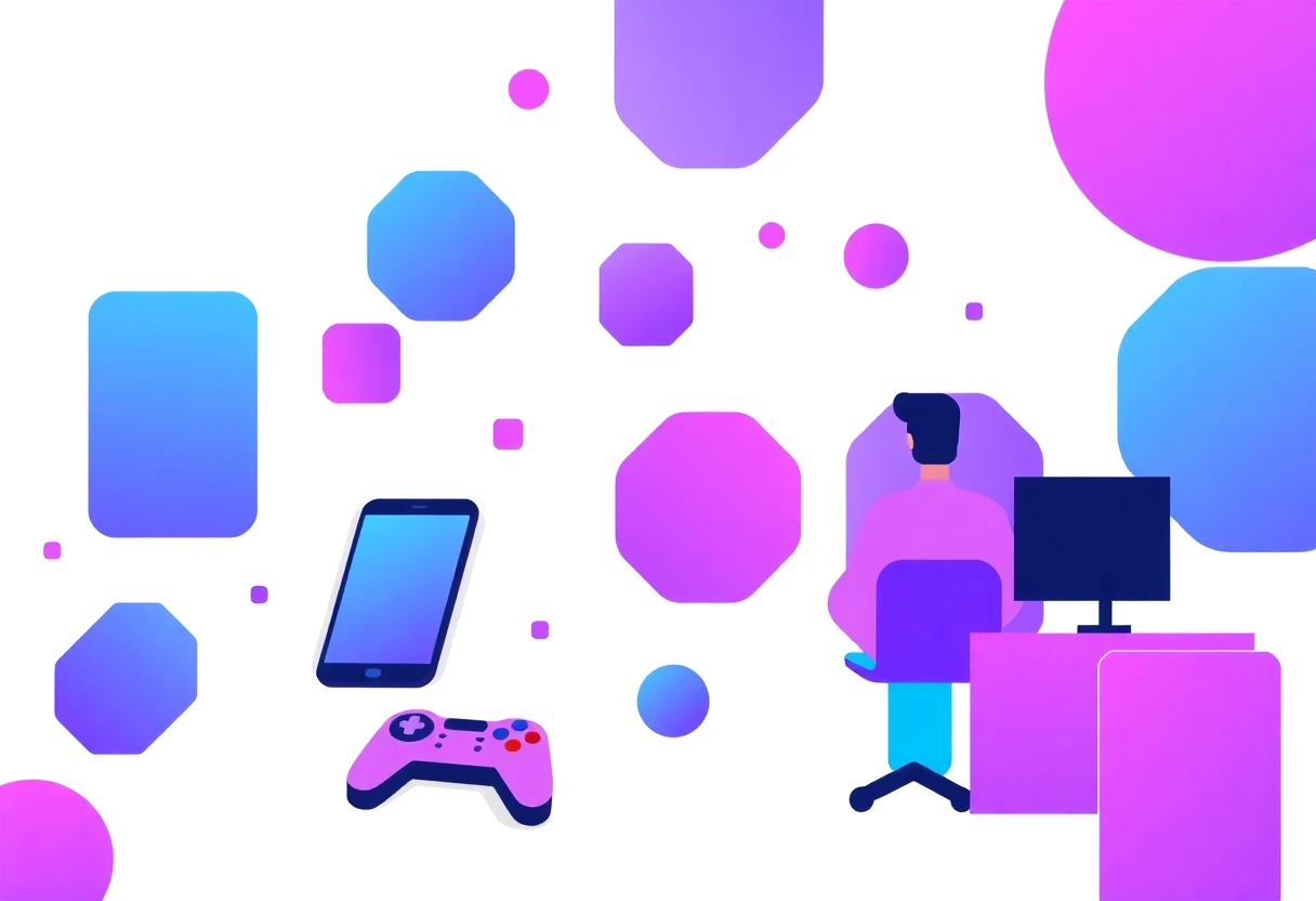 Abstract representation of budgeting apps