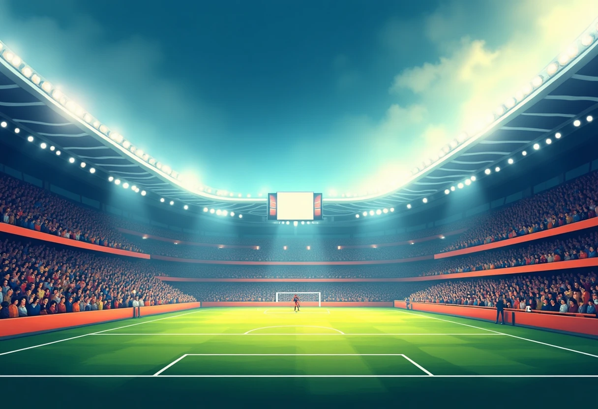 Bundesliga-stadion med fans