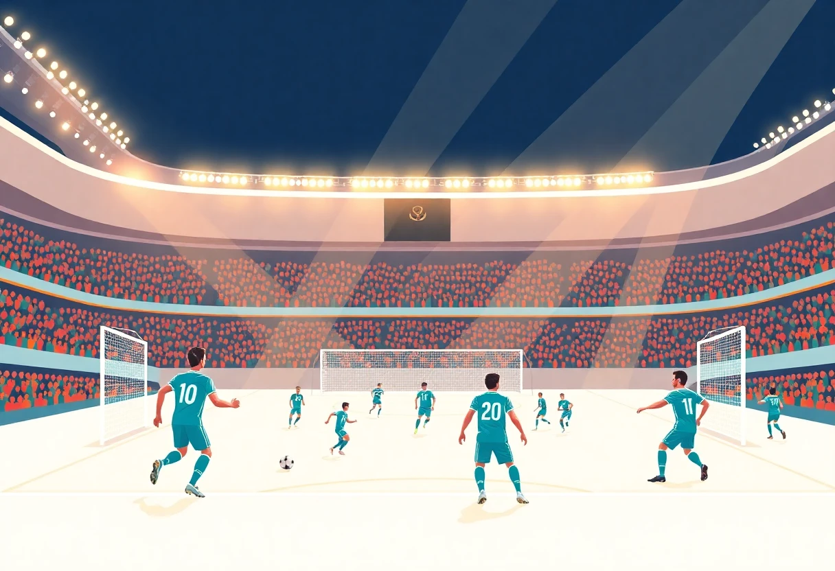 High-scoring football action