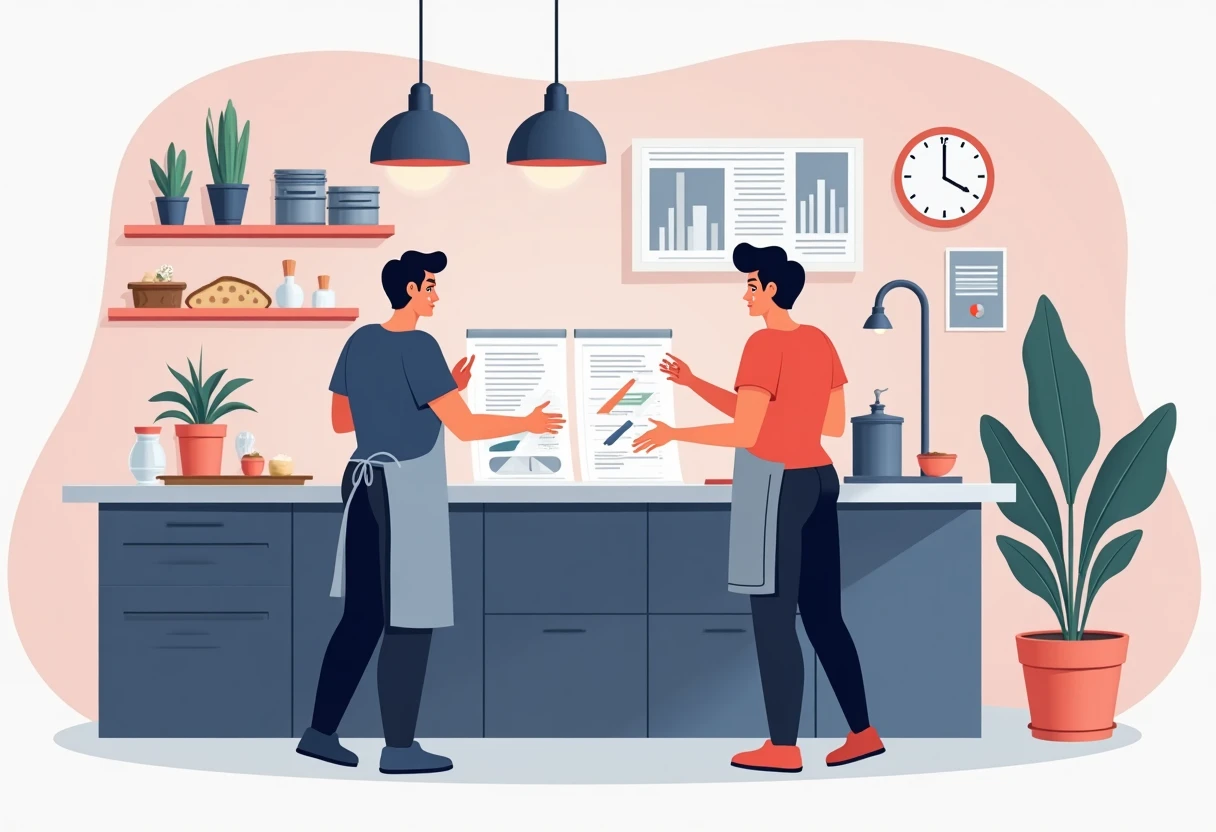 Revisión de trabajo en hostelería