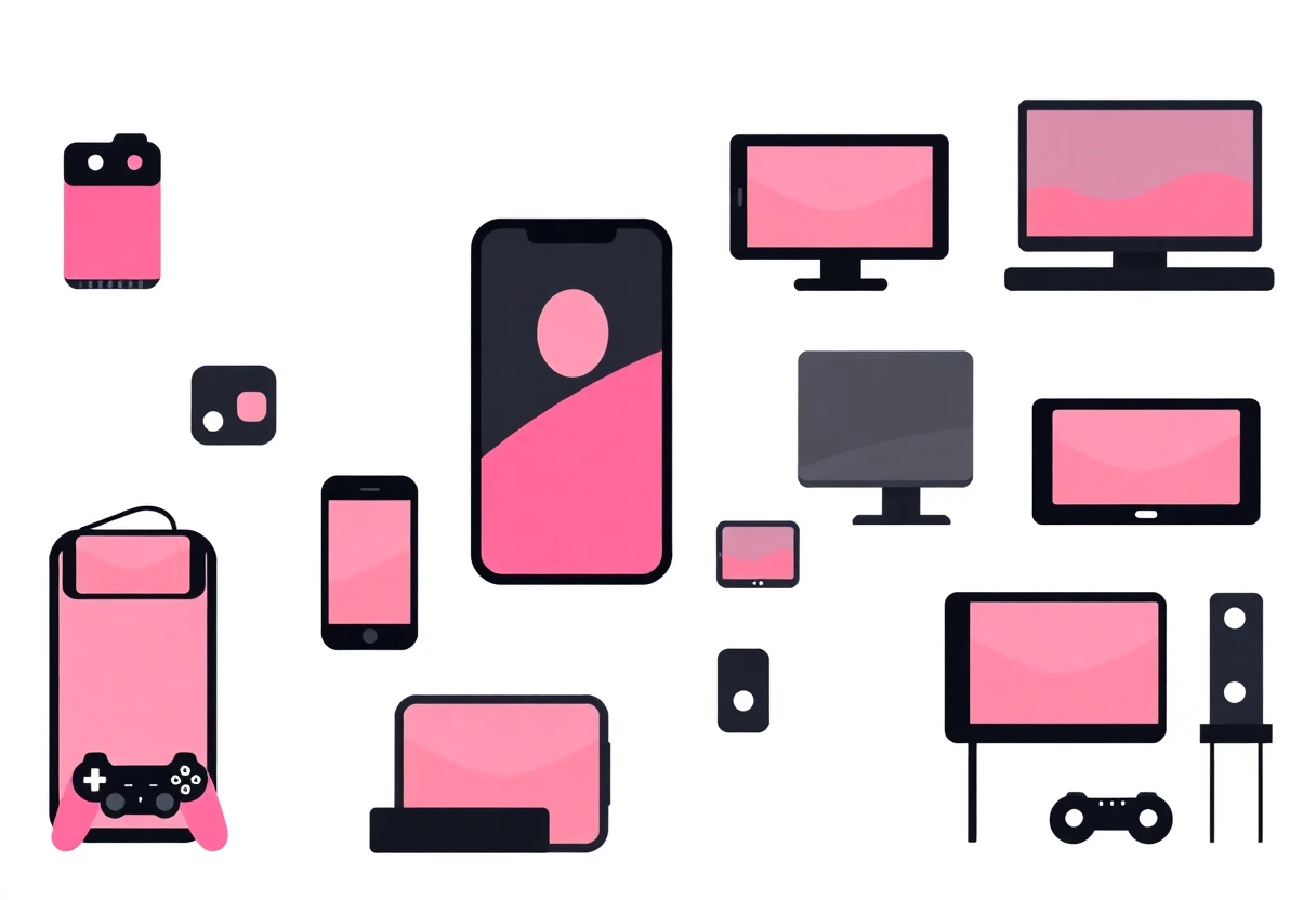 Abstract camera app icons