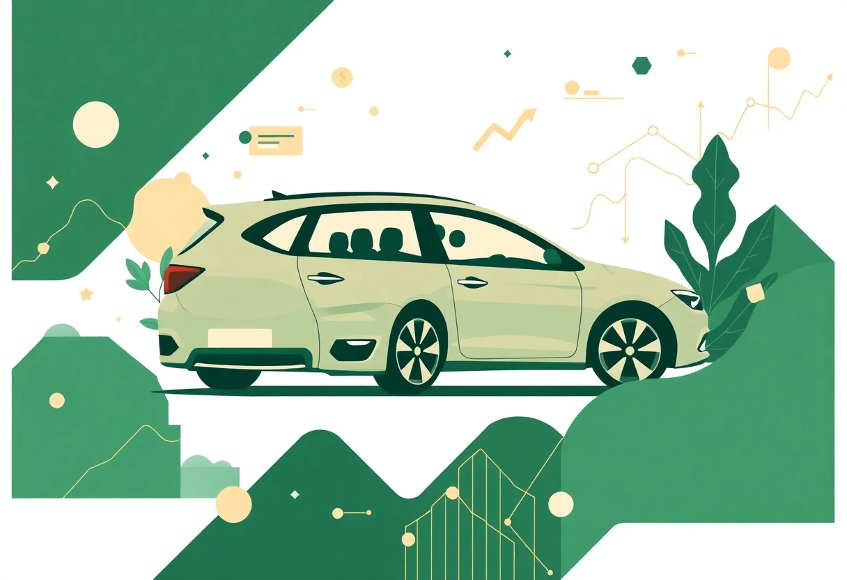 Car finance options illustration