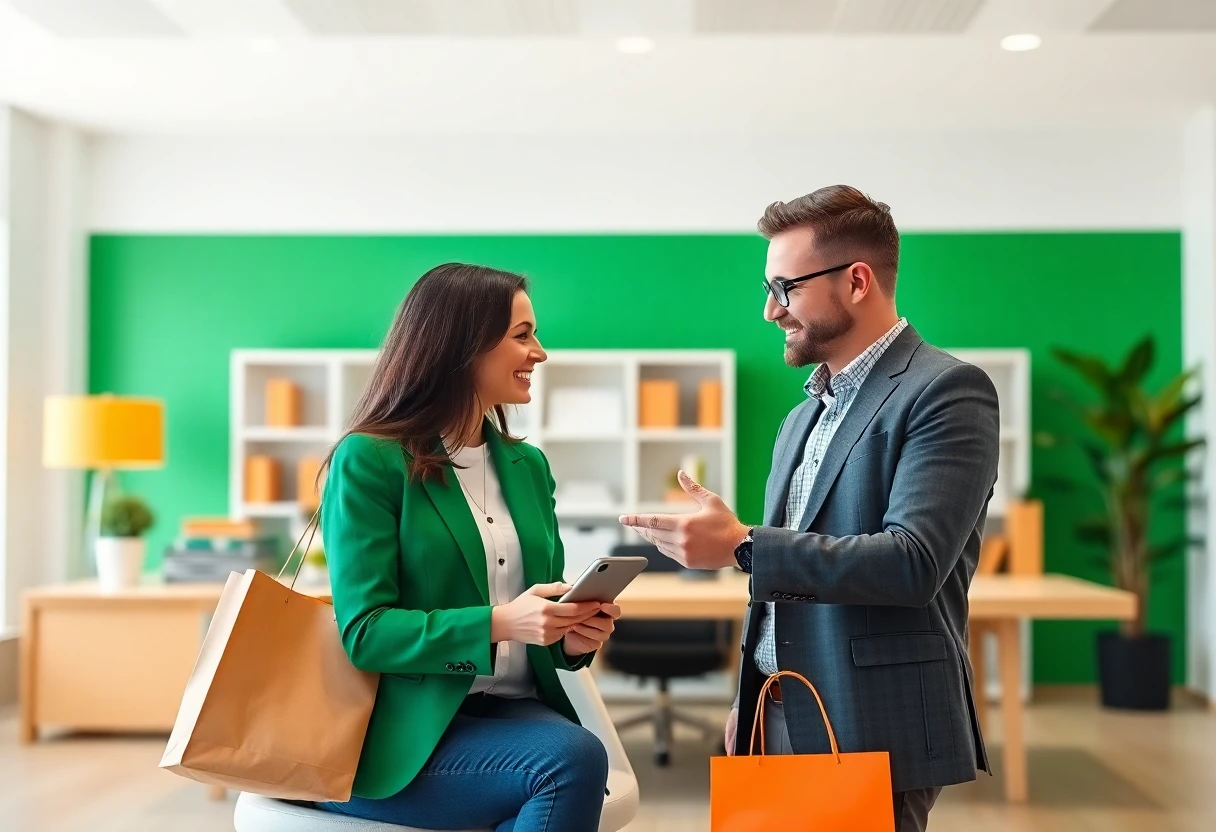 Discussing car loan options