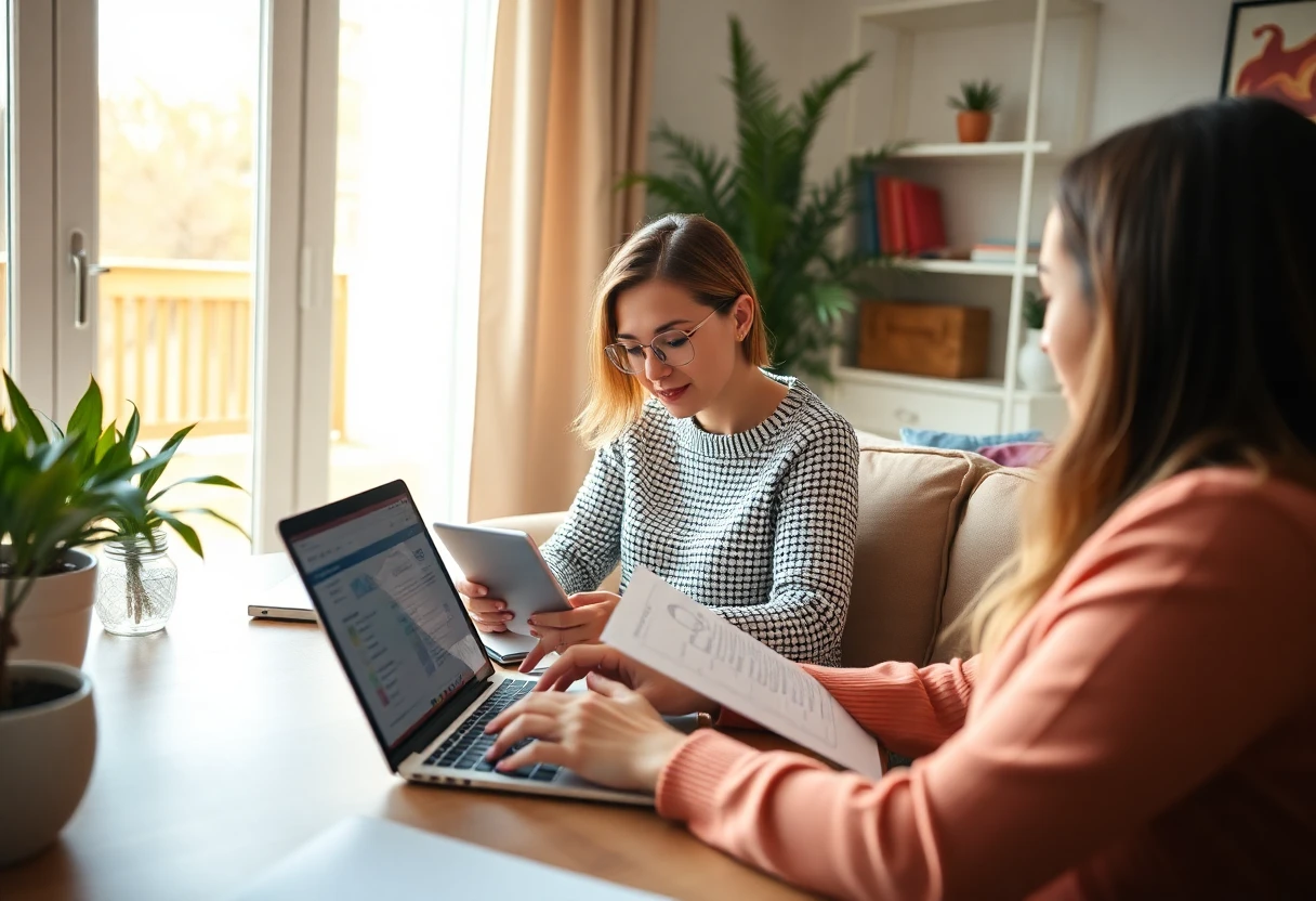 Freelancer reviewing car loan options