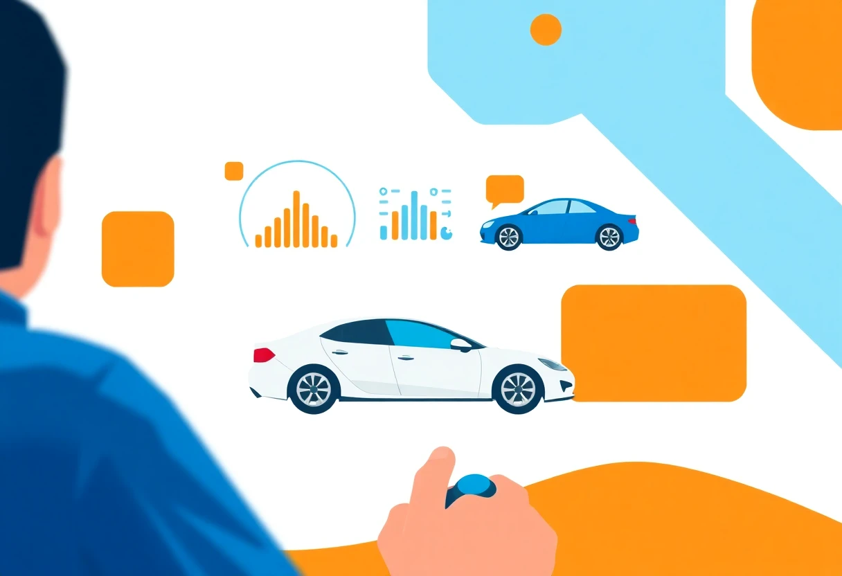 Abstract car modification app comparison
