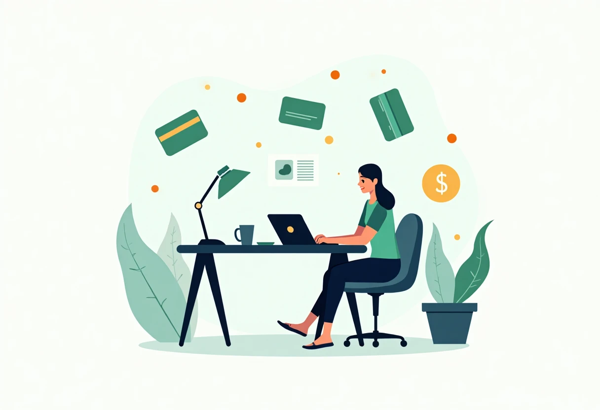 Freelancer using a cashback card