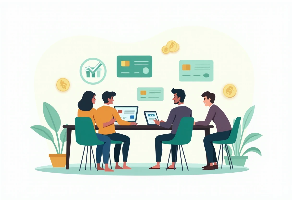 Evaluating financial options collaboratively