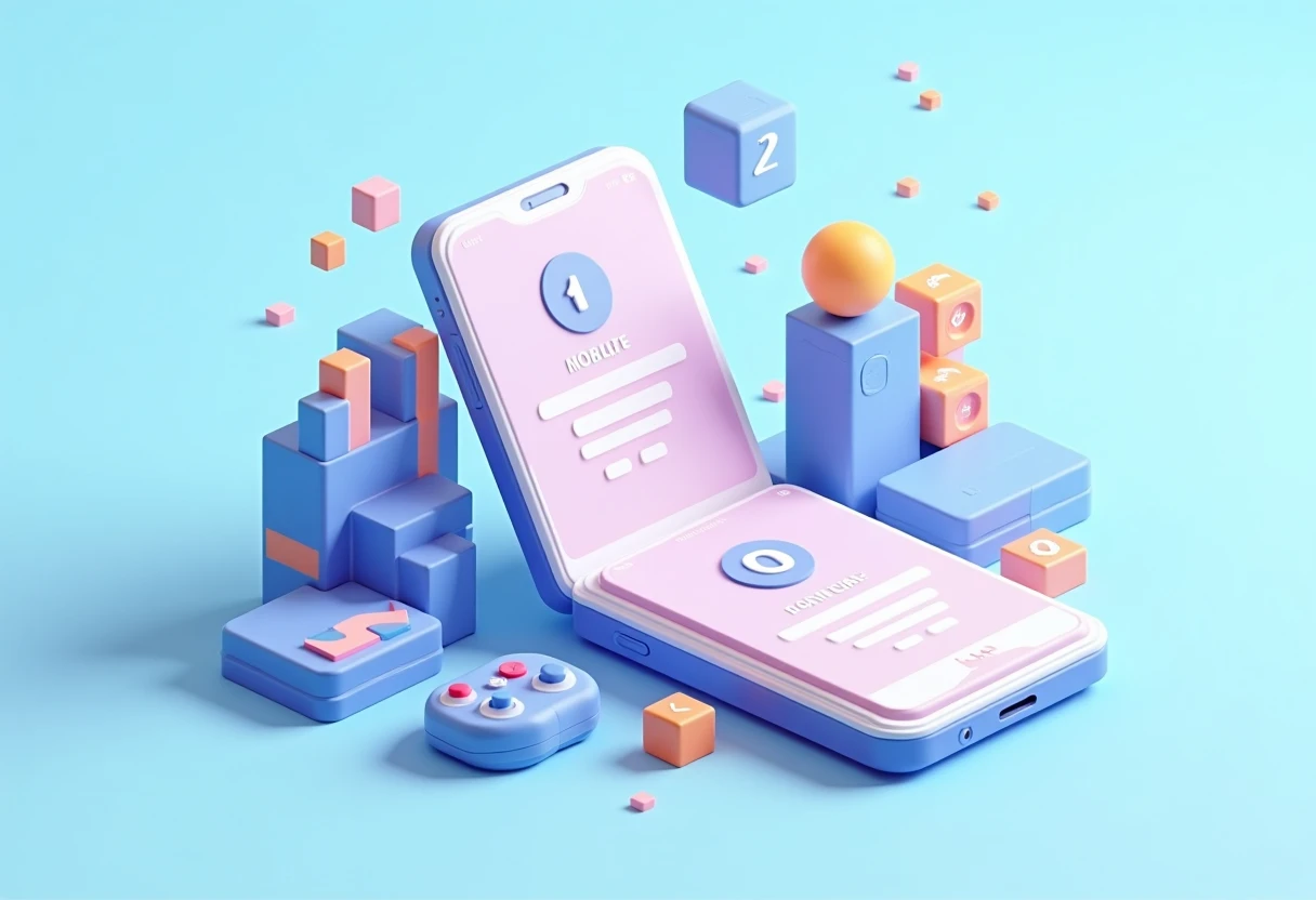 Ilustrare a jocurilor mobile