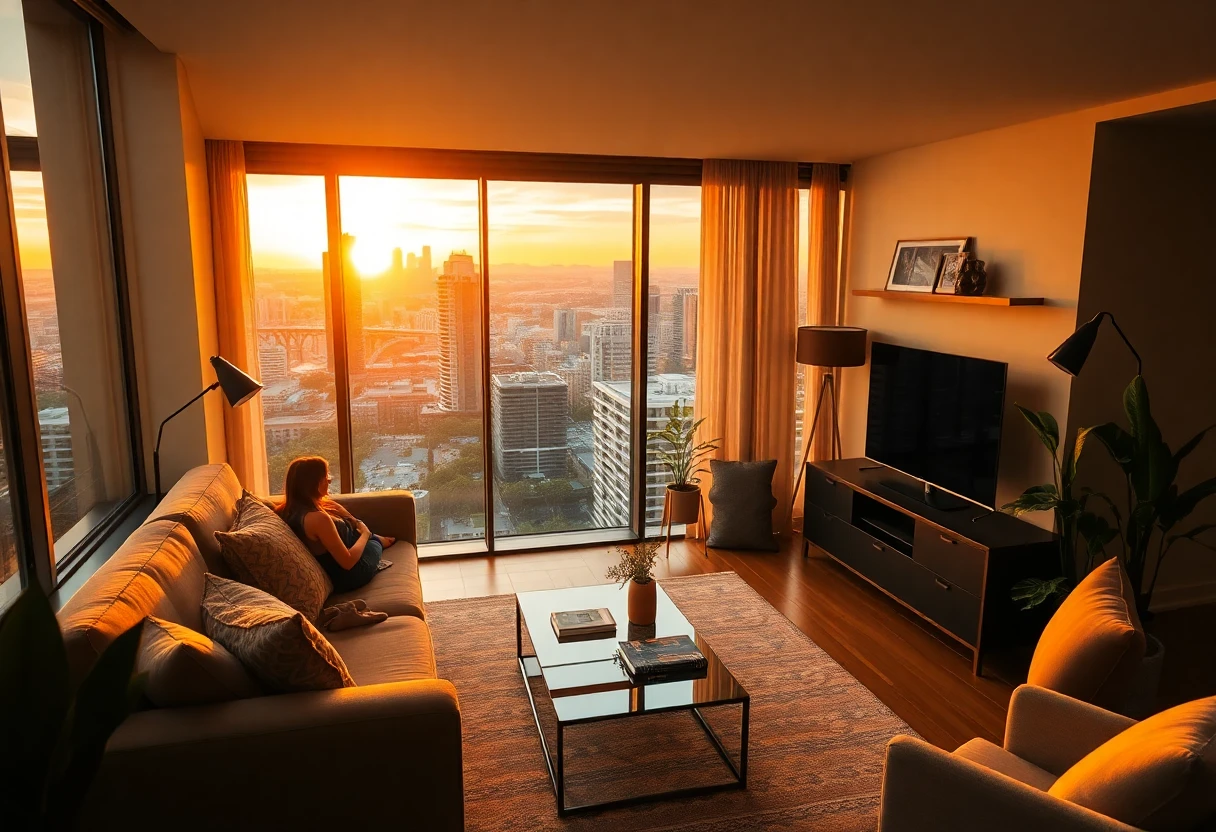 Cityscape of Sydney or Brisbane