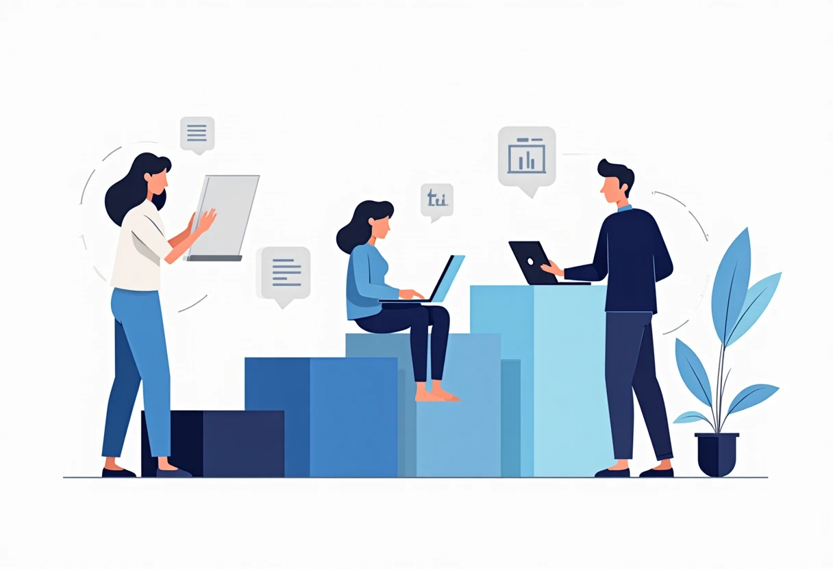 Remote work flexibility illustration