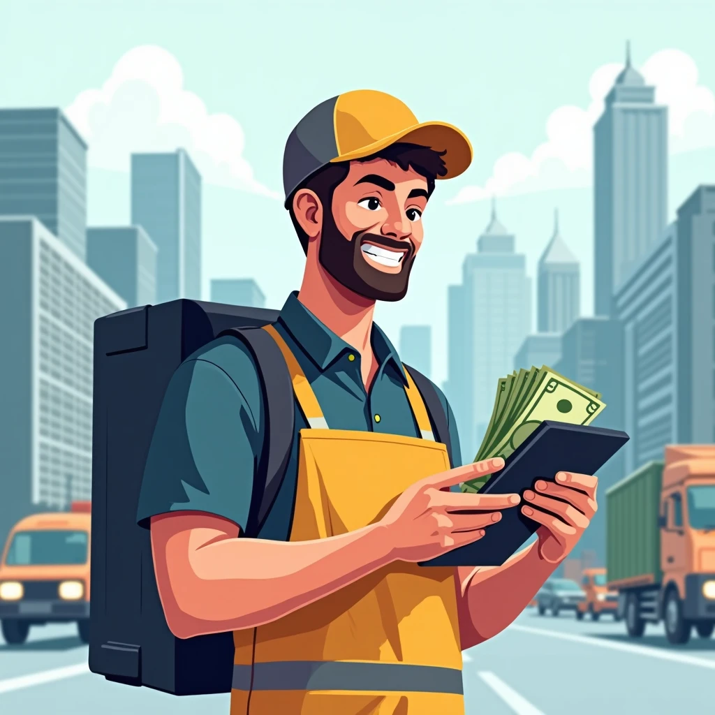 High-paying delivery job