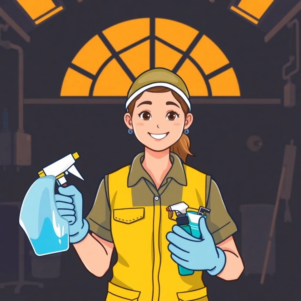 Newly trained cleaner